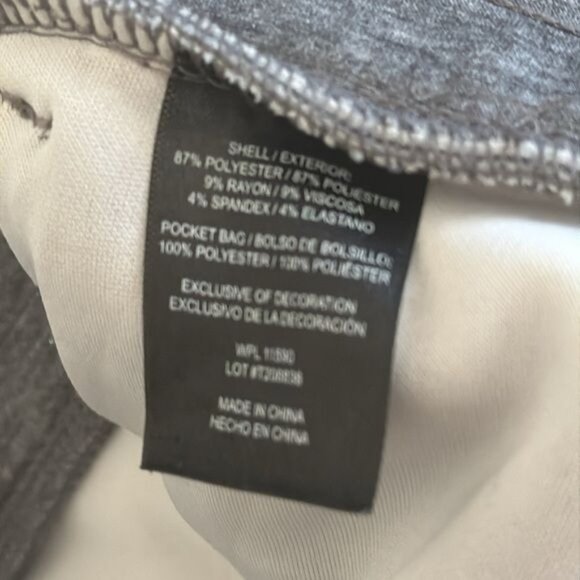 32º Degrees Mens Gray Jogger Sweatpants L Polyester Blend - Picture 3 of 8